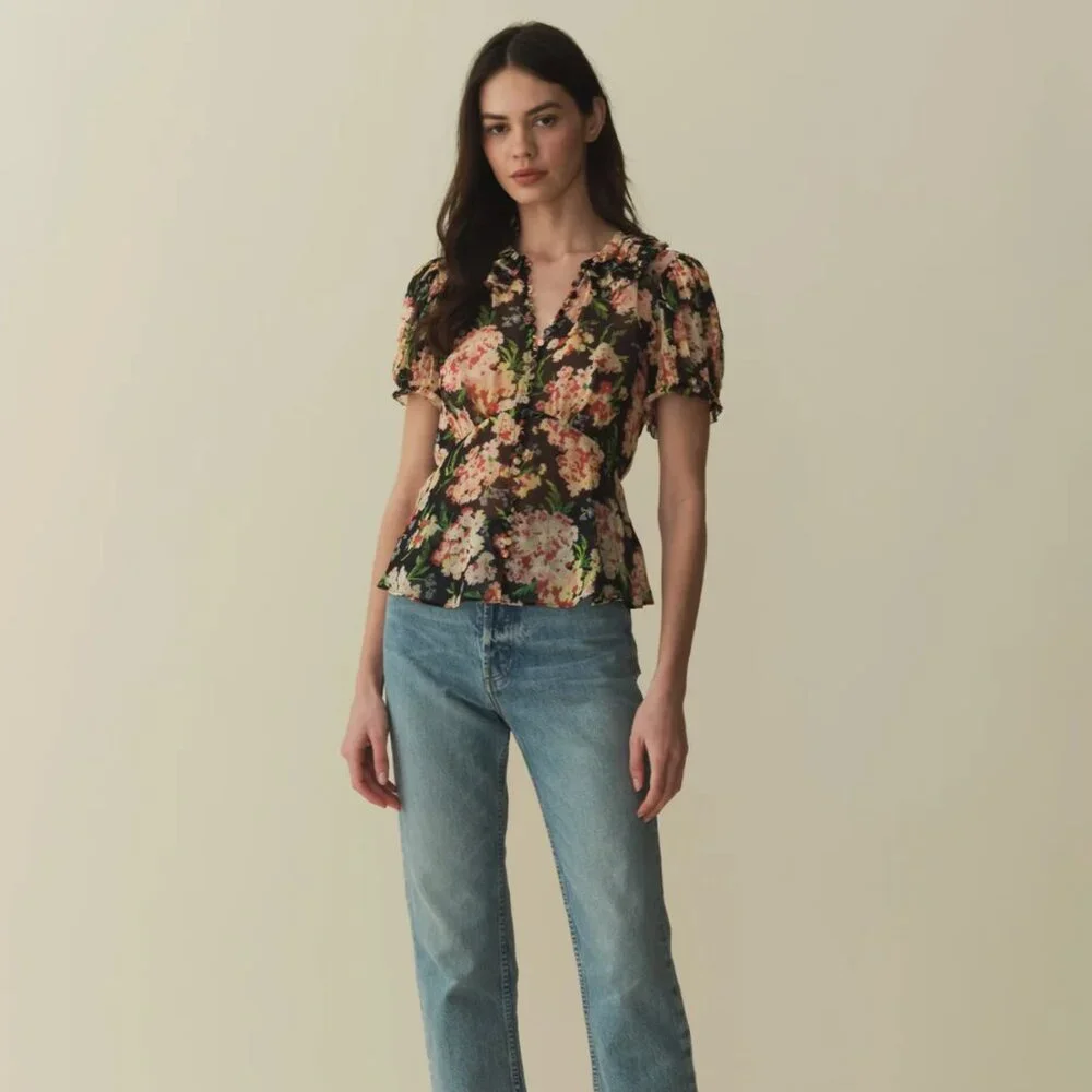 Doen sheer floral